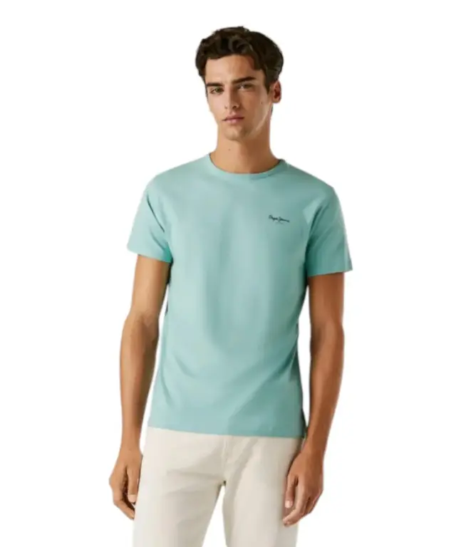 Pepe Jeans - Ανδρικό T-shirt Original Basic PM5010180-518 Μπλε Ανοιχτό 3