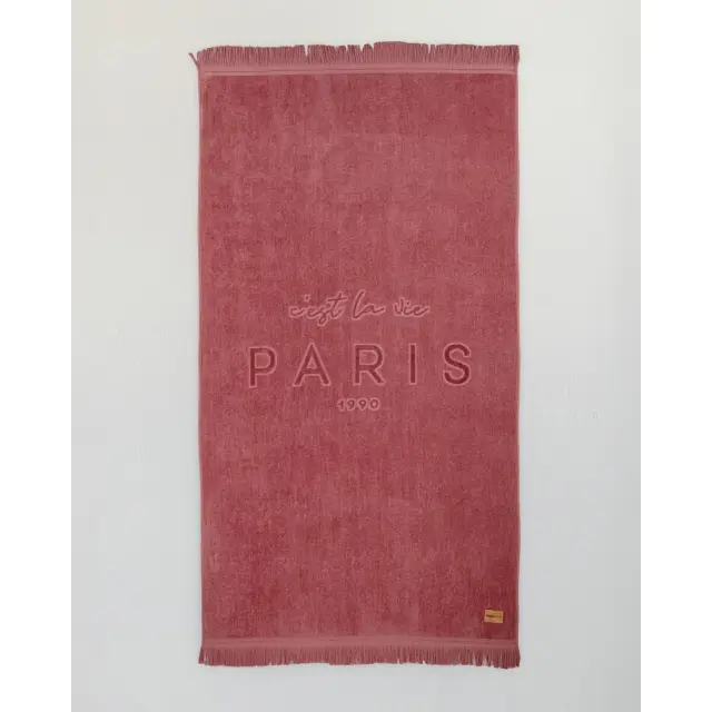 Πετσέτα Θαλάσσης 90x160 420gsm Nima Te Quiero Jacquard Apple Pink 100% βαμβακερό 2