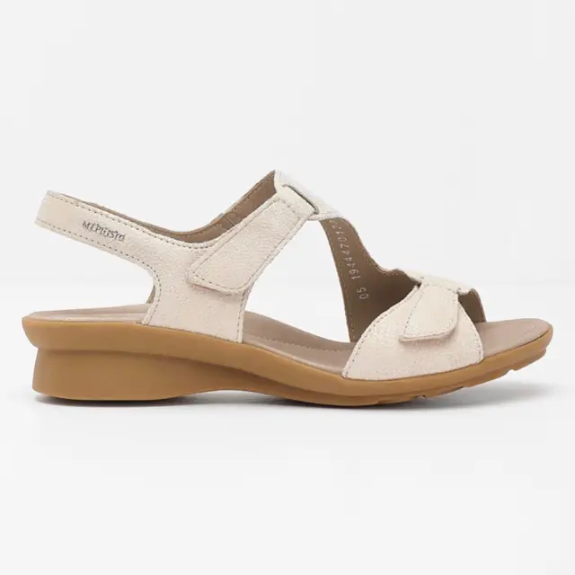 Mephisto Πέδιλα Γυναικείο δέρμα Nubuck Μπεζ MEP/PARIS LIGHT SAND