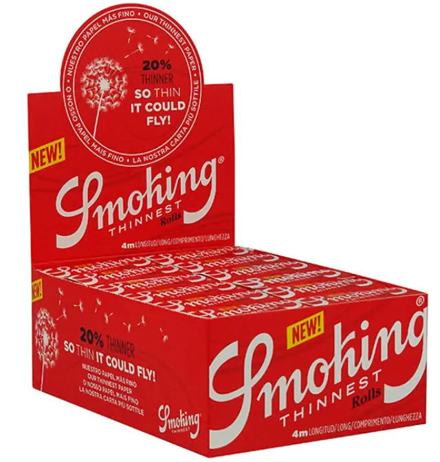 Smoking Rolls Ρολό Thinnest Red - 4 Μέτρα 3