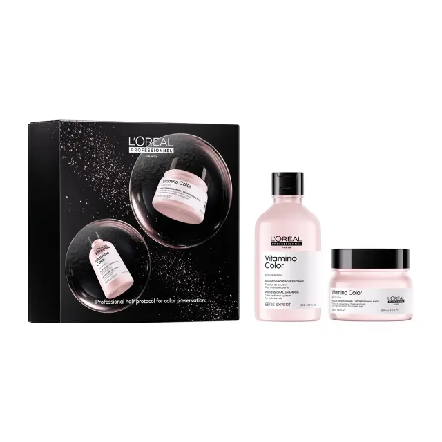 L’Oreal Professionnel Serie Expert Vitamino Color Duo (Shampoo 300ml, Mask 250ml)