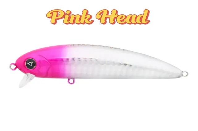ATMACA 90F – Τεχνητό 90mm 14g Floating 0–20cm - Τεχνητό Δόλωμα - PINK HEAD F