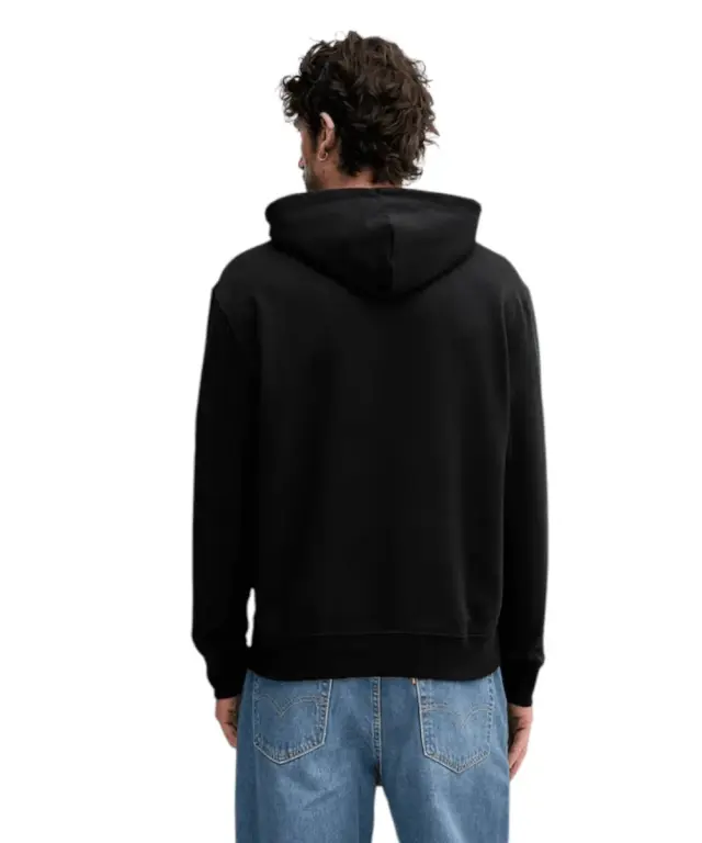Calvin Klein - Φούτερ Cotton Terry Badge Hoodie LV04RC274G-UB1 Μαύρο 2