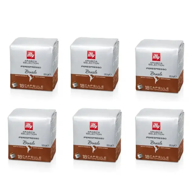 Illy Brasile Κάψουλες iperEspresso 108τμχ