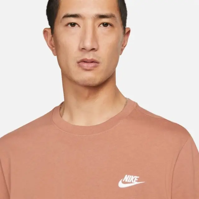 Nike Sportswear Club T-Shirt (AR4997-215) - Σομόν 3
