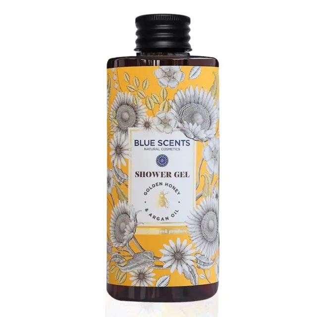 Blue Scents Shower Gel Αφρόλουτρο Σώματος Golden Honey + Argan Oil, 300ml