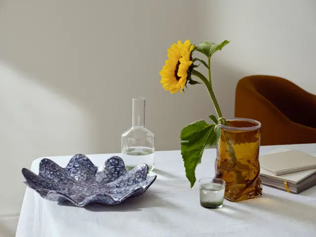 BROSTE COPENHAGEN - ΚΕΡΑΜΙΚΗ ΠΙΑΤΕΛΑ ΜΠΛΕ 38cmX6cm - One size 3