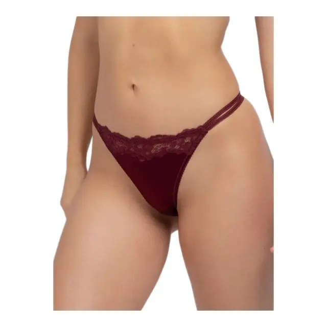 DORINA Γυναικείο String Origins Shiny Microfibre, Χρώμα Κόκκινο