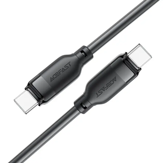 Καλώδιο Acefast C16-03 USB-C σε USB-C 60W 3A USB2.0 Μαύρο 1.2m 2