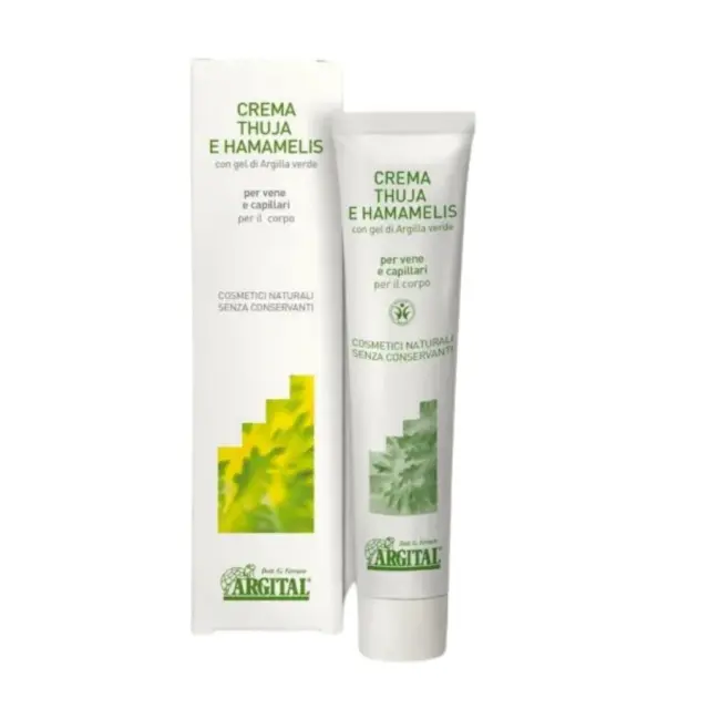 ARGITAL Thuja and Hamamelis Varicose Vein and Capillary Cream – Φυσική Κρέμα με Thuja & Hamamelis για Ευρυαγγείες & Κιρσούς, 75ml