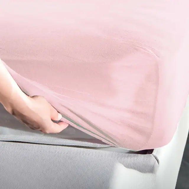 Σεντόνι Μακό Ημίδιπλο Με Λάστιχο La Luna Jersey Pink 120x200+30