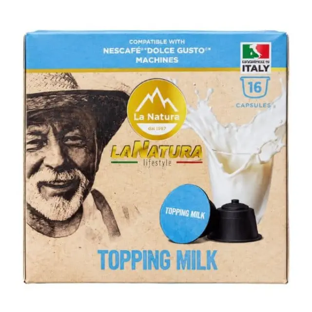 La Natura Topping Milk 16 τμχ | Dolce Gusto
