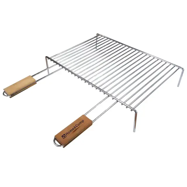 Σχάρα ψησίματος Επιχρωμιωμένη με Πόδια 50x30cm - H&C 2
