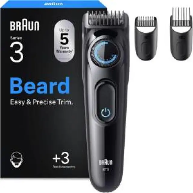 Braun Επαναφορτιζόμενη Κουρευτική Μηχανή Μαύρη BT3520