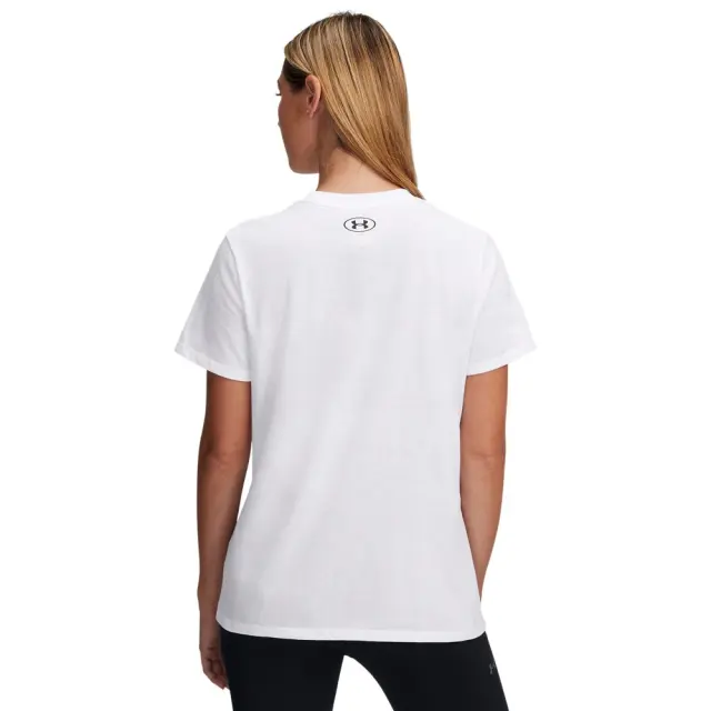Under Armour Rival Outline T-Shirt (1389719-100) - Λευκό-Μαύρο 2