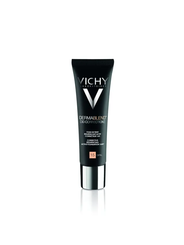 Vichy Dermablend 3D Correction 15 Opal Make Up Ενεργής Διόρθωσης 16 Ωρών Υψηλής Κάλυψης για Λιπαρές Επιδερμίδες, 30ml 3