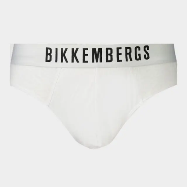 Bikkembergs - Ανδρικά Σλιπ 3Pack BKK1USP10TR-WHITE Λευκό - 2XL 3