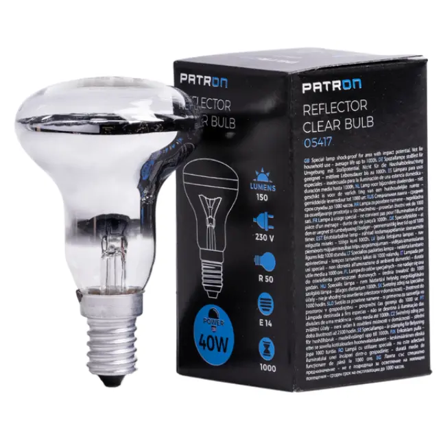Reflector Bulb E14 40W R50 230V CL