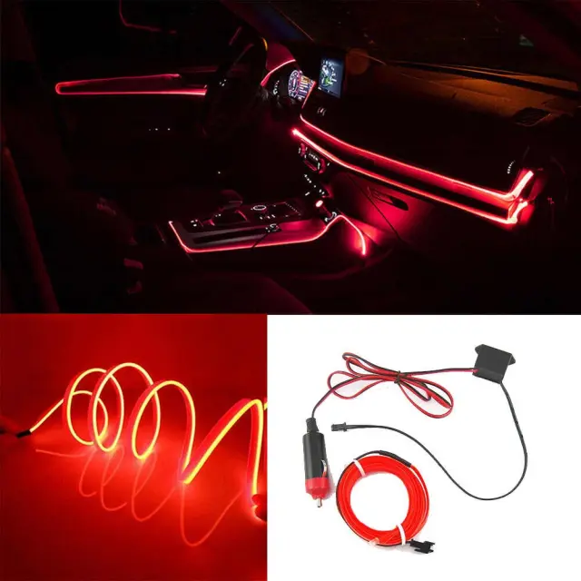 Εσωτερικός φωτισμός αυτοκινήτου Neon 2m OEM ΚΟΚΚΙΝΟ