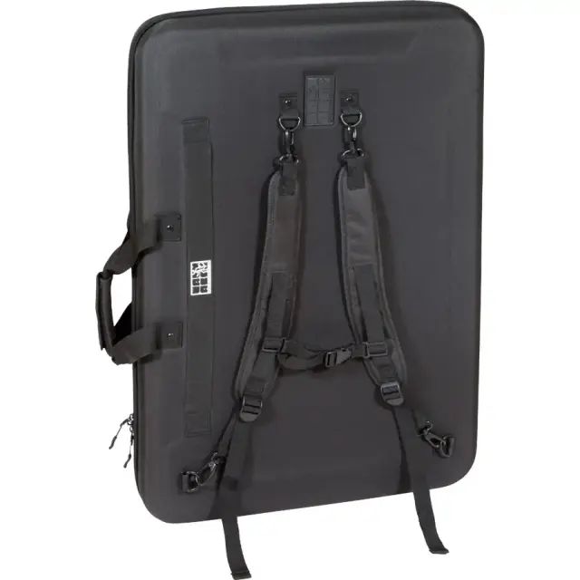 WALKASSE W-MCB790V2 Shockproof Eva Case made for XDJ-RX3, PRIME4+ Black (Backpack Shoulder bag). 2