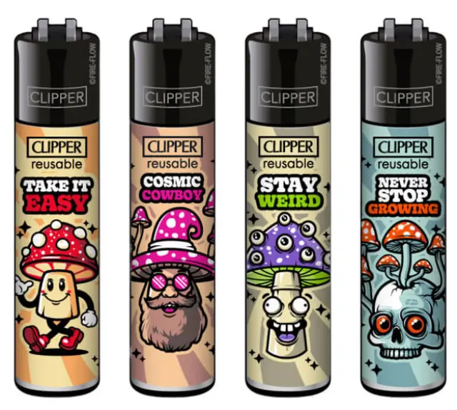 Clipper Αναπτήρας Μεγάλος - Shrooms #12