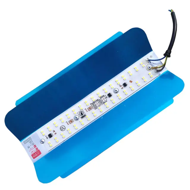 Εξωτερικός προβολέας 50W 6500K (IP61) 220v αντί-κεραυνικός (4000V) με βάση