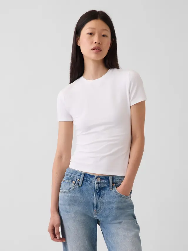 CloseKnit Jersey Μπλούζα Fresh white