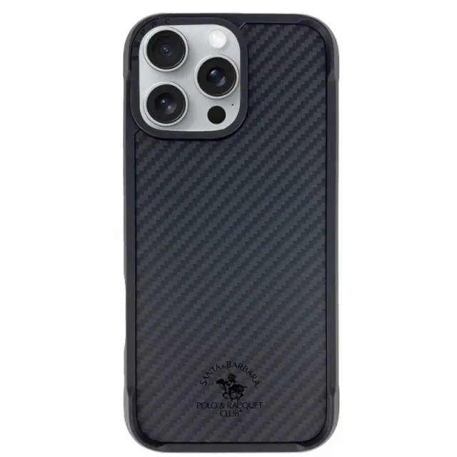 Santa Barbara Polo για iPhone 16 Pro Max Elvis Carbon Magsafe - Μαύρο