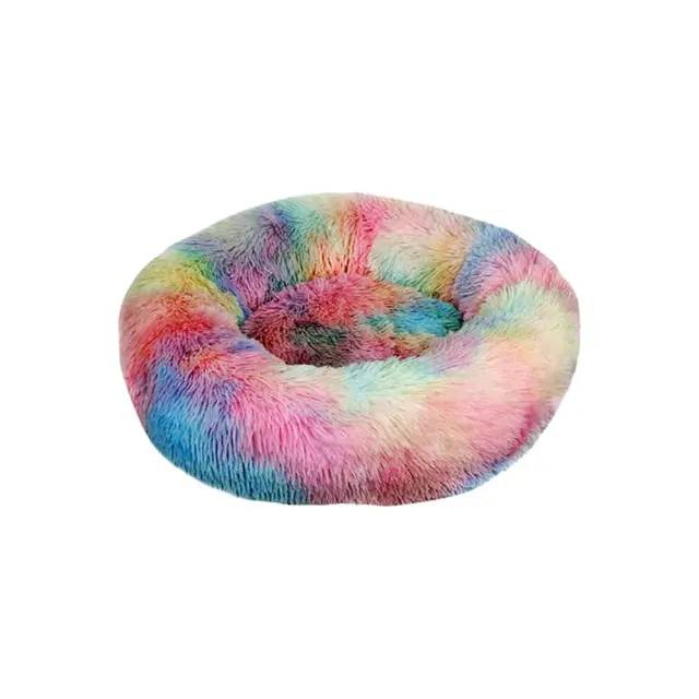 Pet Interest Snuggly Pet Bed Tie Dye Κρεβάτι Σκύλου/Γάτας Στρογγυλό Πολύχρωμο 90cm