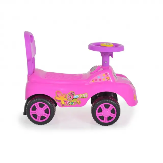 Moni Keep Riding Ποδοκίνητο Αυτοκινητάκι Περπατούρα Pink 2+ Ετών 2