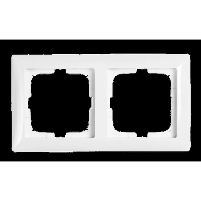 Cover Frame 2V Basic 55 White