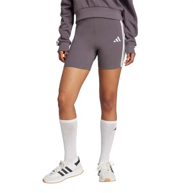 adidas Sportswear Women's 3Stripes Single Jersey Bike Shorts Γκρι Σκούρο JD0915 (adidas Sportswear)
