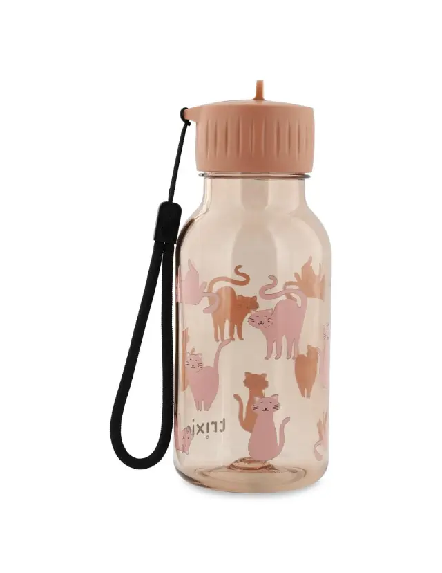 Trixie Tritan Bottle 350ml Αδιάβροχο Μπουκάλι Νερού με Πρακτικό Στόμιο - Charming Cat 2
