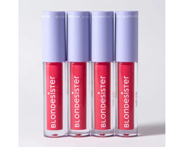 BLONDE SISTER 03 CHERRIE PIE - 2 IN 1 SWEET GLOSS TINTED LIP OIL 2.5ML 2