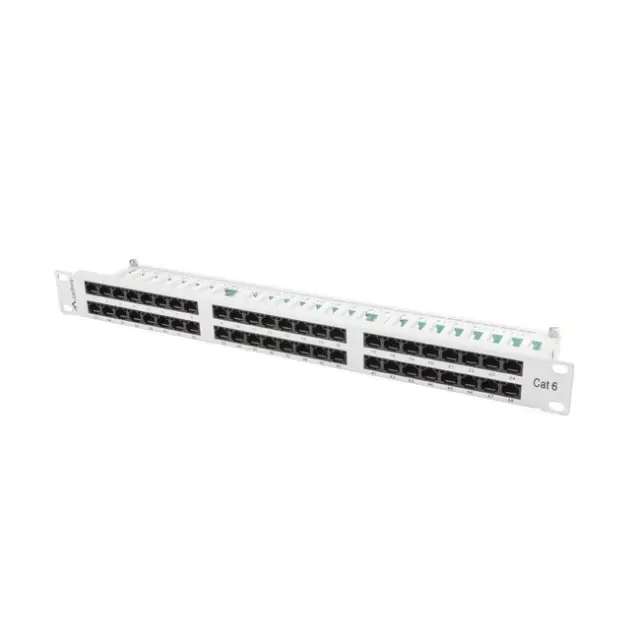 Lanberg Patch Panel 48port Cat 6 Gray (PPU6-1048-S)