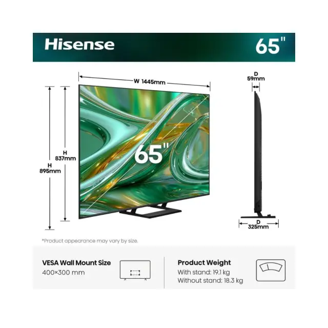 ΤΗΛΕΟΡΑΣΗ 65'' HI-QLED Mini LED 65E8S HISENSE 2
