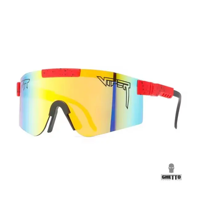 Ghetto Viper Pit G Sport Sunglasses Multicolor Frame Unisex Red