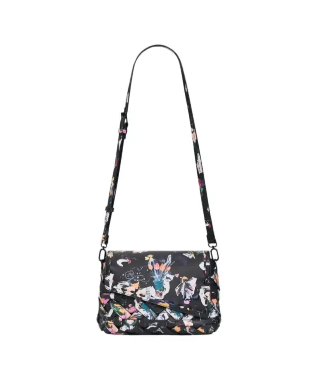 Desigual - Γυναικεία Τσάντα 'Ωμου Osmio Phuket Mini Soft 26SAXPB0-2000 Μαύρο