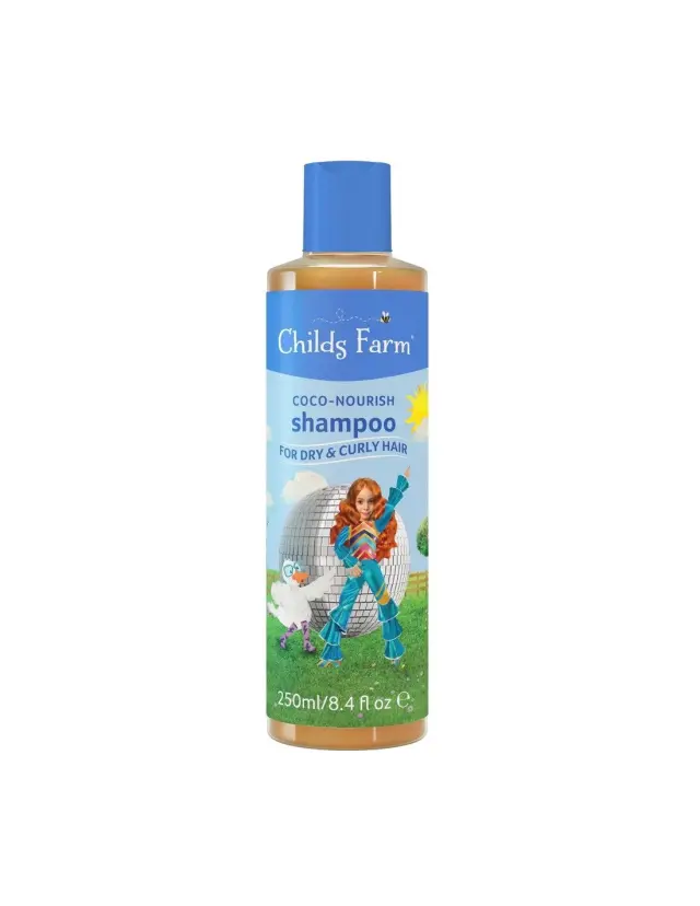 Childs Farm Βιολογικό Παιδικό Σαμπουάν με Καρύδα σε Μορφή Gel , Ιδανικό για Μπούκλες 250ml