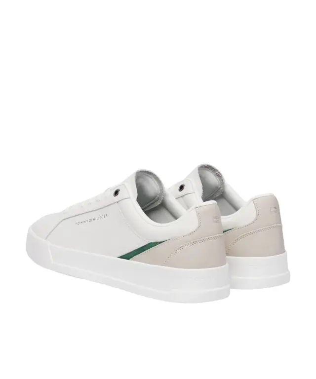 Tommy Hilfiger - Ανδρικά Sneakers Th Court Premium FM0FM05879-YBL Λευκό 3
