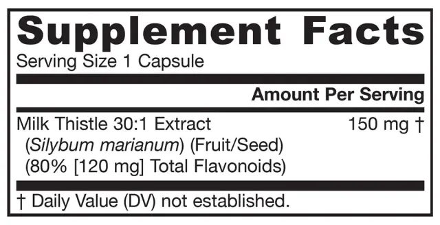 Jarrow Formulas Milk Thistle 150 mg 2