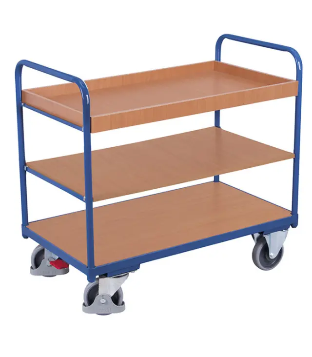 Variofit sw-600.210 Τρόλεϊ Μεταφοράς 3 Επιπέδων για Φορτίο Βάρους ως 250kg