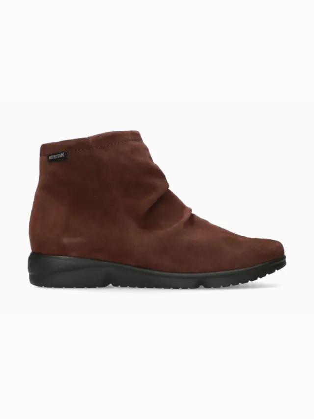 Mephisto Μποτάκια Γυναικείο δέρμα Nubuck Μπορντώ MEP/REZIA CHESTNUT - 42 3
