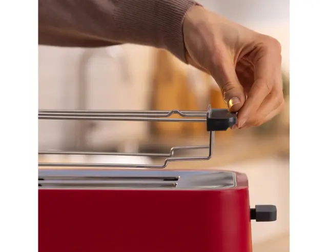 Φρυγανιέρα Bosch MyMoment TAT4M224 με ισχύ 950W και χωρητικότητα 2 φέτες ψωμιού - Red TAT4M224 3