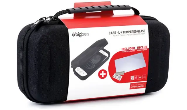 Nintendo Switch Big Ben Protection Kit (Case - L AND Tempered Glass) - Nintendo Switch