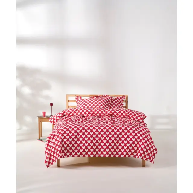 Σετ Παιδικά Σεντόνια Μονά 3 Τεμαχίων Kentia Lola Red-Pink 160x270