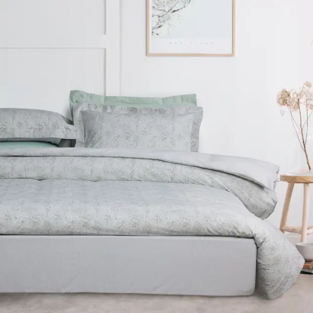 Σεντόνια σετ μονά 170x260, 50x70+5 Grey 9696 Das Home