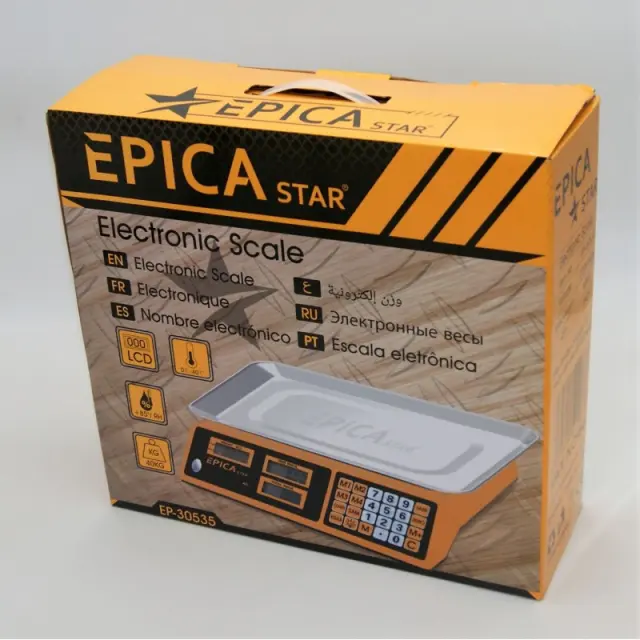 ΨΗΦΙΑΚΗ ΖΥΓΑΡΙΑ 40kg EPICA EP-30535