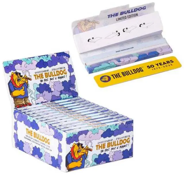 The Bulldog Χαρτάκια - 50 Years Limited Edition King Size Slim & Tips 3