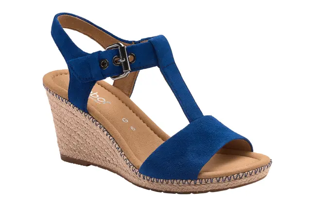 Gabor Πλατφόρμες Γυναικείο δέρμα Nubuck Μπλέ GAB/62824 46-MARE 2